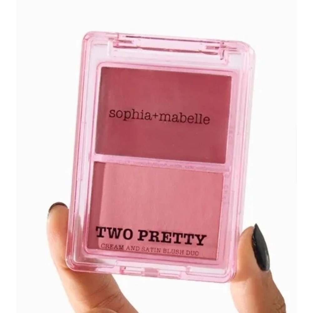 Sophia + Mabelle Two Pretty Cream and Satin Blush‎ Duo Make Up